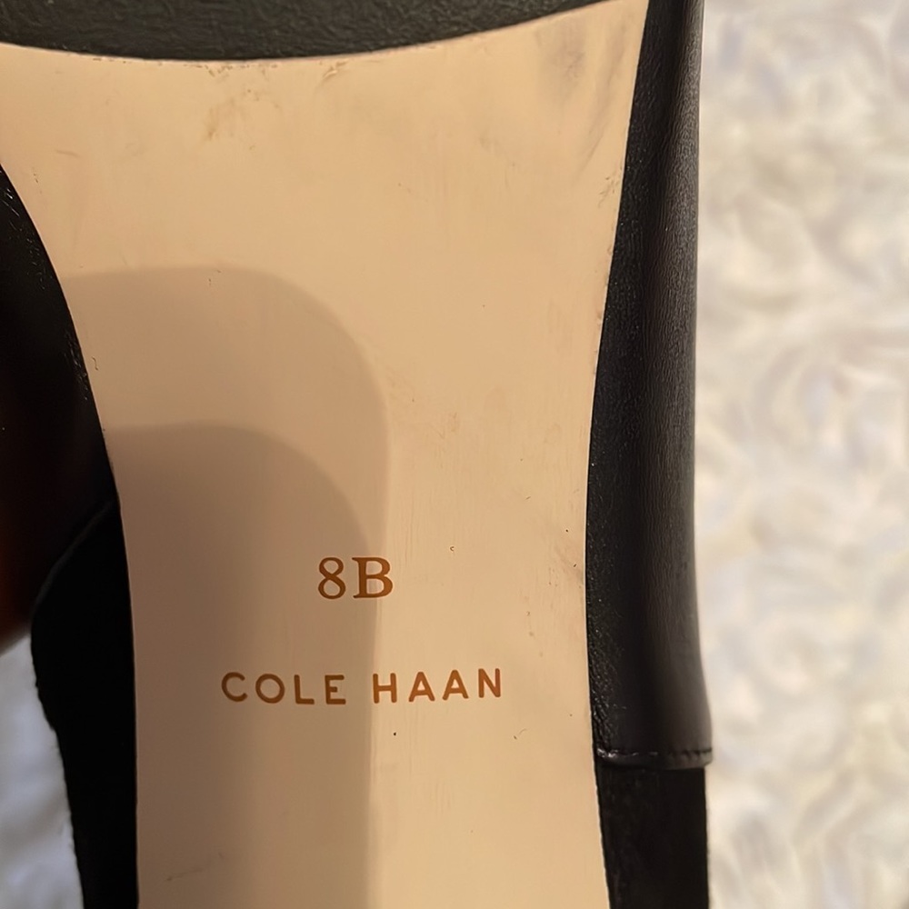 Cole HAAN signature black leather ankle boots - Picture 4 of 5